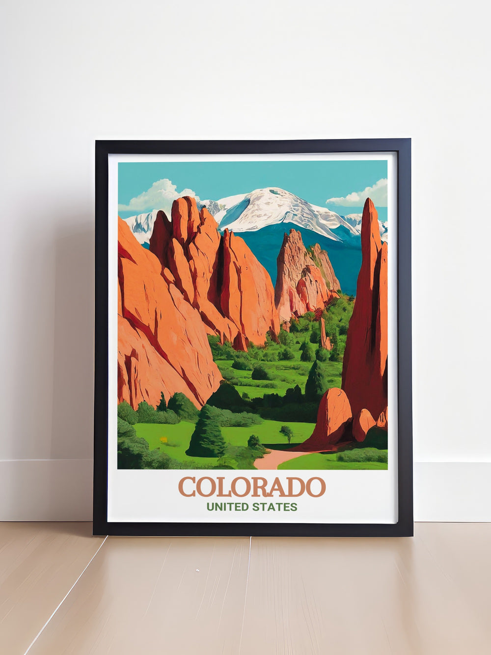 Stunning Rocky Garden of the Gods Modern Prints and Leadville Artwork capturing the beauty of Colorado perfect for those looking to bring the essence of the Rockies into their home with elegant home decor options that celebrate Colorados natural wonders