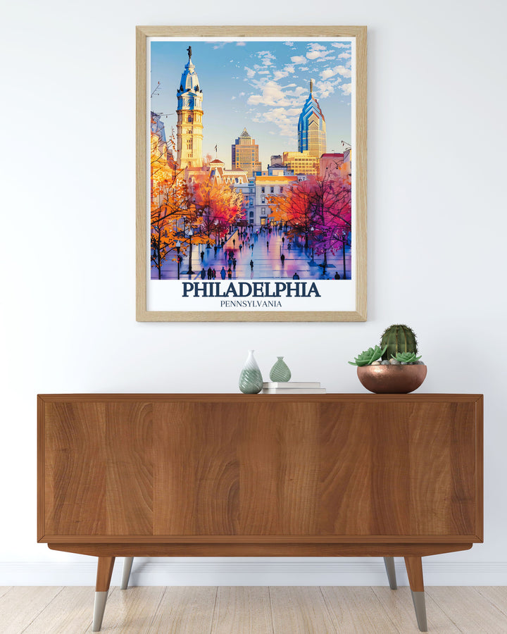 Stunning Philadelphia photo capturing the essence of Independence National Historical Park Franklin Institute and City Hall a great addition to any collection of Pennsylvania travel prints and artwork