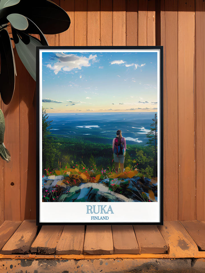 Our Kuusamo Fell Elegant Home Decor collection includes Finland Travel Prints and Retro Skiing Posters of Ruka Finland and Levi Lapland Finland designed to bring a touch of Nordic charm to your living space