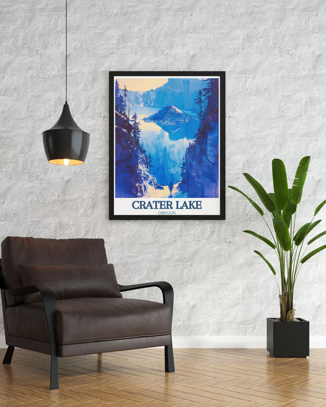 Showcasing the lush landscapes of Crater Lake National Park and the thrill of exploring Mount Scott, this poster is ideal for art lovers who appreciate the diverse and stunning beauty of Oregon.