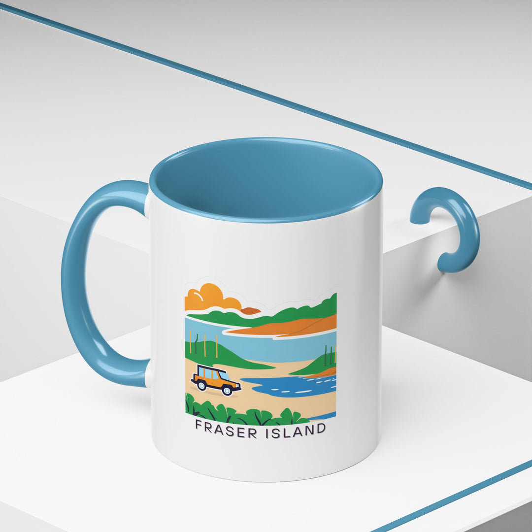 Bring the beauty of Fraser Island into your home with this stylish mug. Featuring artistic designs inspired by the island’s natural wonders, it is dishwasher-safe and perfect for hot beverages, making it a great keepsake.