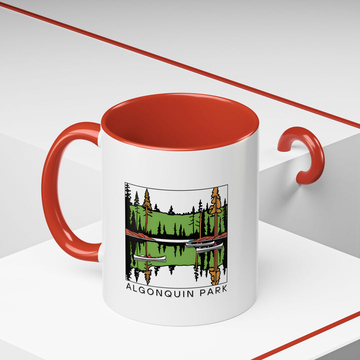 Enjoy the scenic beauty of Algonquin Park with this elegant mug. Featuring artwork inspired by Ontario’s wilderness, this mug is both durable and dishwasher safe, ideal for those who appreciate nature’s charm and want to bring it into their daily life.