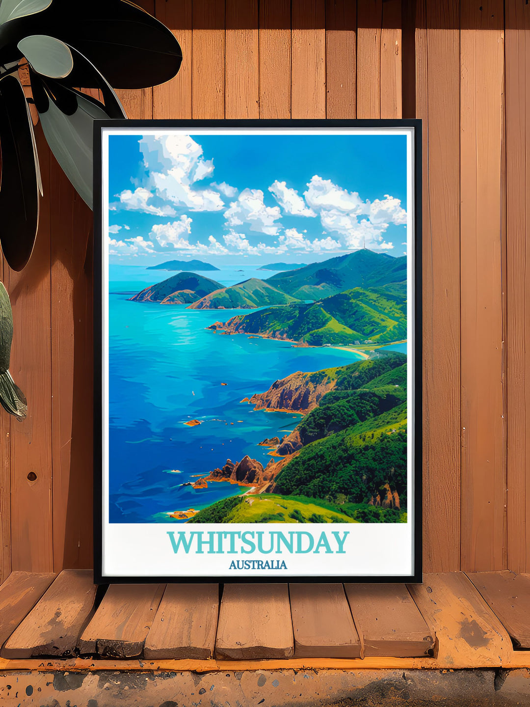 Enhance your home with Great South Molle Island Modern Decor from the Whitsunday Islands perfect for nature lovers and travel enthusiasts looking for stunning wall art featuring the serene beauty of Whitsunday Australia