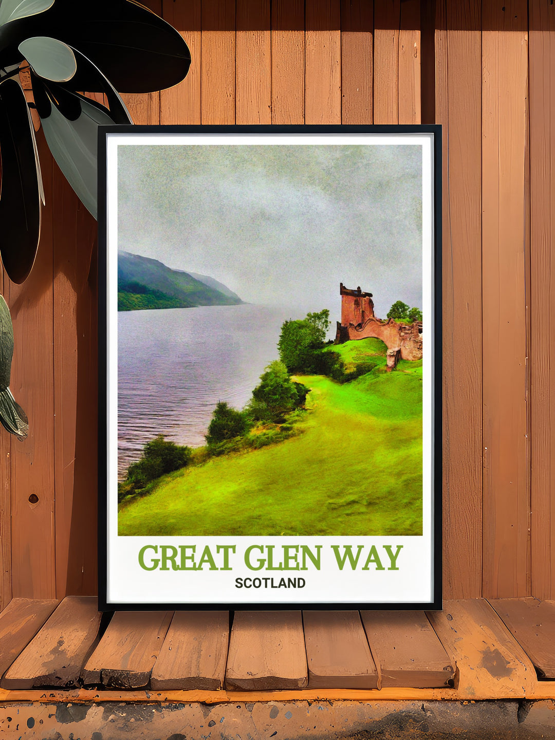 Elegant home decor with Loch Ness stunning prints designed to showcase the beauty of the Scottish Highlands this framed print offers a touch of adventure with scenes from the Great Glen Way and Scotlands national parks perfect for nature inspired interiors