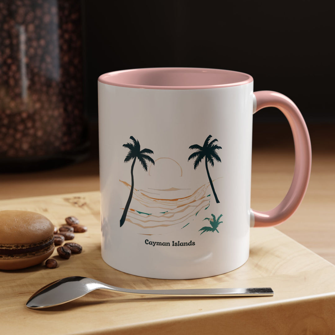 A beautifully crafted Cayman Islands mug featuring detailed tropical designs. Durable ceramic construction and dishwasher-safe features make it ideal for everyday use or as a meaningful gift for beach lovers and travel enthusiasts.