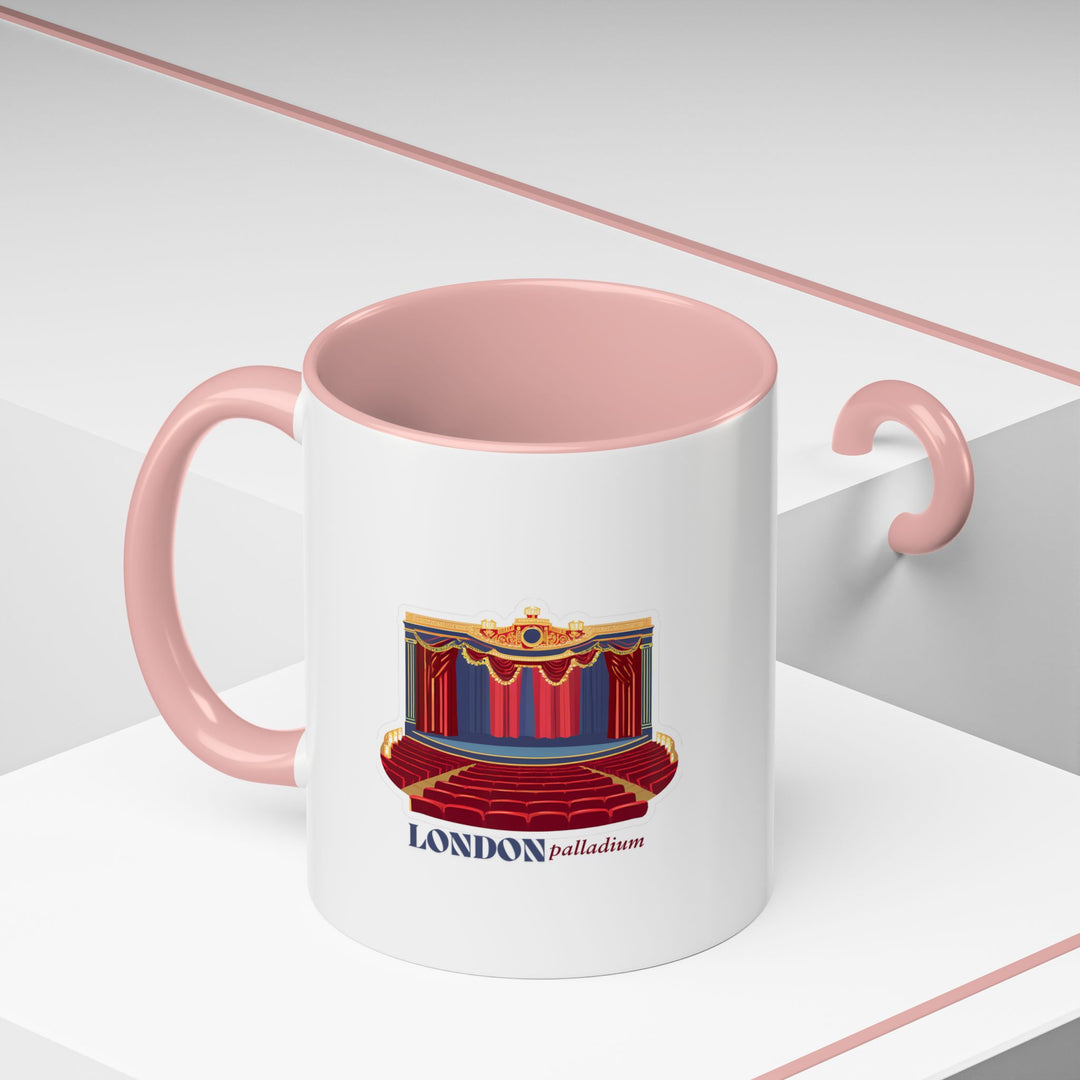 Experience the magic of the London Palladium every day with this vibrant ceramic mug. Dishwasher and microwave safe, it is perfect for collectors, theater fans, or as a unique gift that celebrates the beauty and heritage of London’s iconic landmark.