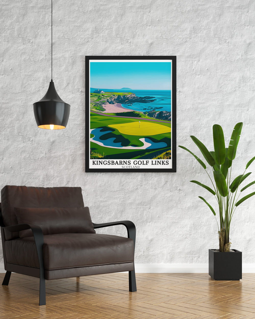 Elegant Golfers Hall and North Sea framed prints featuring the serene beauty of Scotlands coast and North Sea ideal for sophisticated home decor and adding a touch of charm to any living space