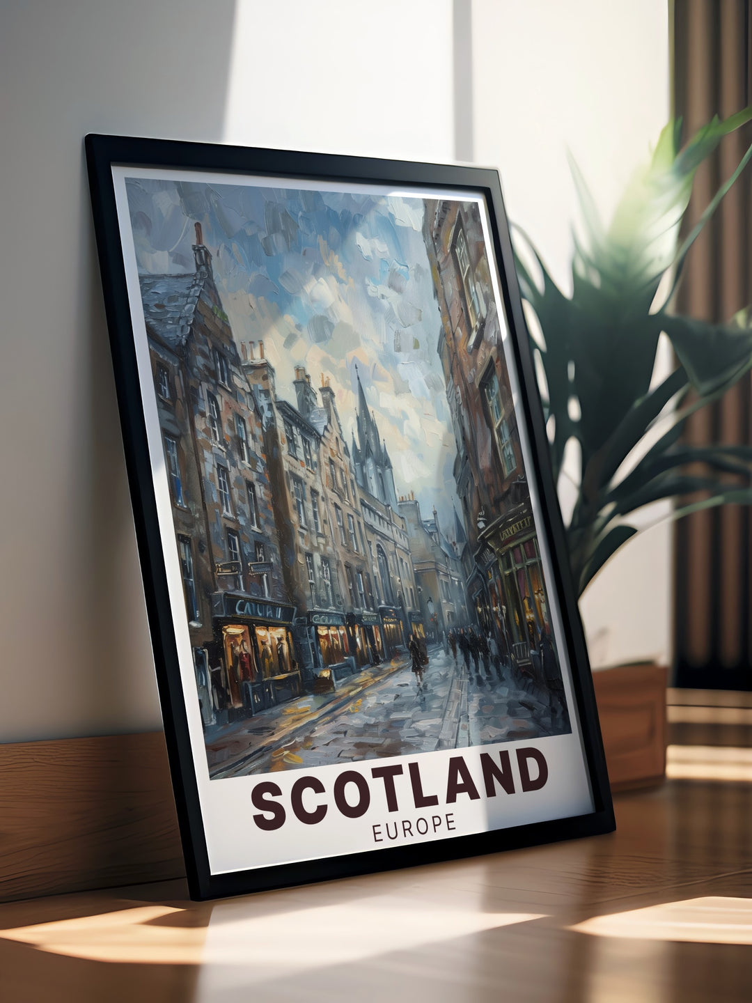 An elegant framed art print of Loch Lomond, perfect for adding a touch of Scottish charm to any room. The peaceful landscape offers an escape to the wild Highlands.