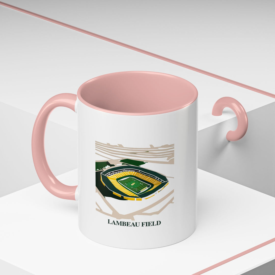 This Lambeau Field mug highlights the stadium’s rich history and football energy with bold designs. Dishwasher-safe and durable, it is perfect for hot drinks and makes a thoughtful gift or collector’s item for fans of Lambeau Field.