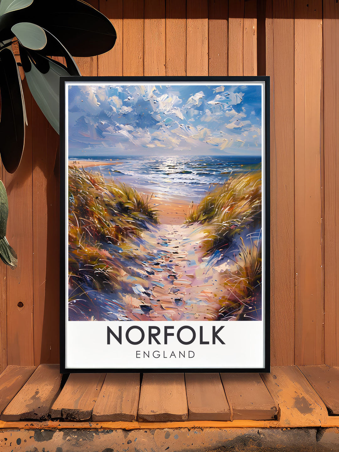 Cromer Pier Stunning Living Room Decor piece featuring serene coastal landscapes ideal for adding a touch of elegance and calm to your home