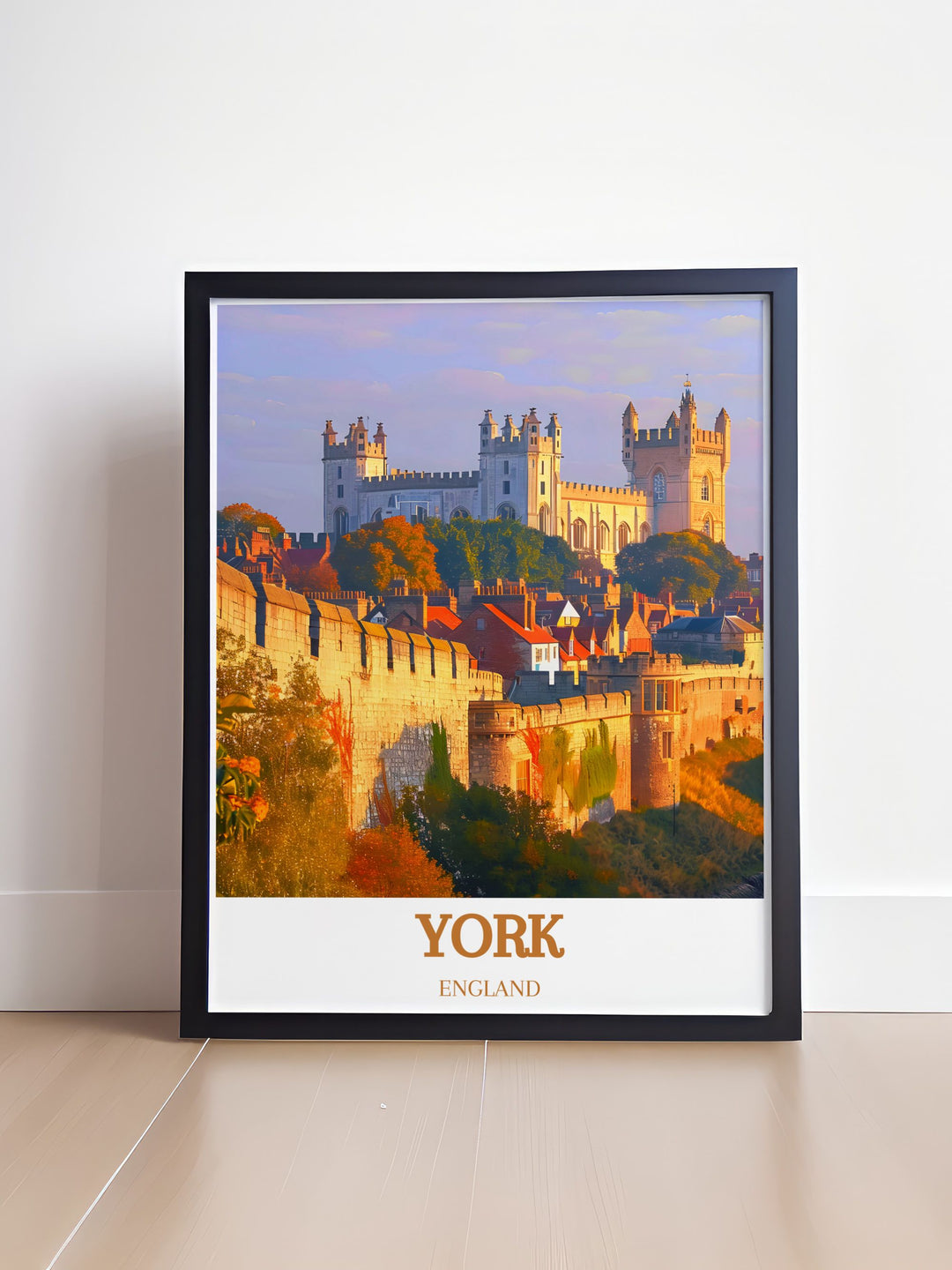 North York Moors art print featuring lush landscapes and serene views. Perfect for home decor enthusiasts who appreciate Yorkshire natural beauty and historical ENGLAND, york city walls heritage.