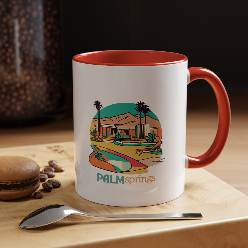 Celebrate the vibrant culture of Palm Springs with this elegant ceramic mug. Featuring detailed designs inspired by the city’s stunning architecture and natural beauty, it is dishwasher safe and microwave friendly, ideal for daily use or as a thoughtful gift for enthusiasts.