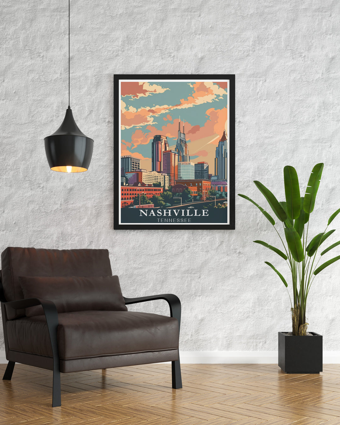 This Nashville Wall Poster brings the citys skyline to life, capturing the energy and beauty of one of Tennessees most famous landmarks. Ideal for fans of travel, architecture, and the unique spirit of southern cities.