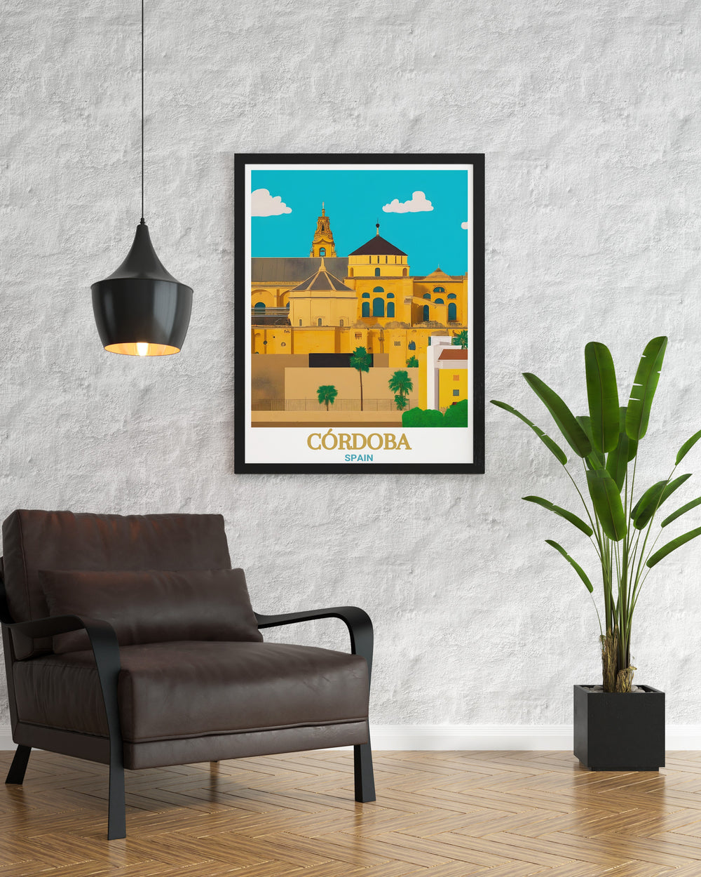 Mezquita Catedral de Cordoba framed prints are a stunning addition to your living room featuring intricate arches and historic beauty perfect for anyone seeking elegant home decor inspired by the rich cultural heritage of Cordoba Spain and its iconic landmarks.