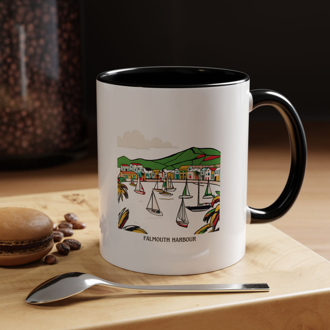 Enjoy your hot drinks with the charm of Falmouth Harbour in this beautifully designed mug. Featuring artwork inspired by Cornwall’s iconic harbour, it is durable and microwave safe, making it a great gift or personal keepsake.