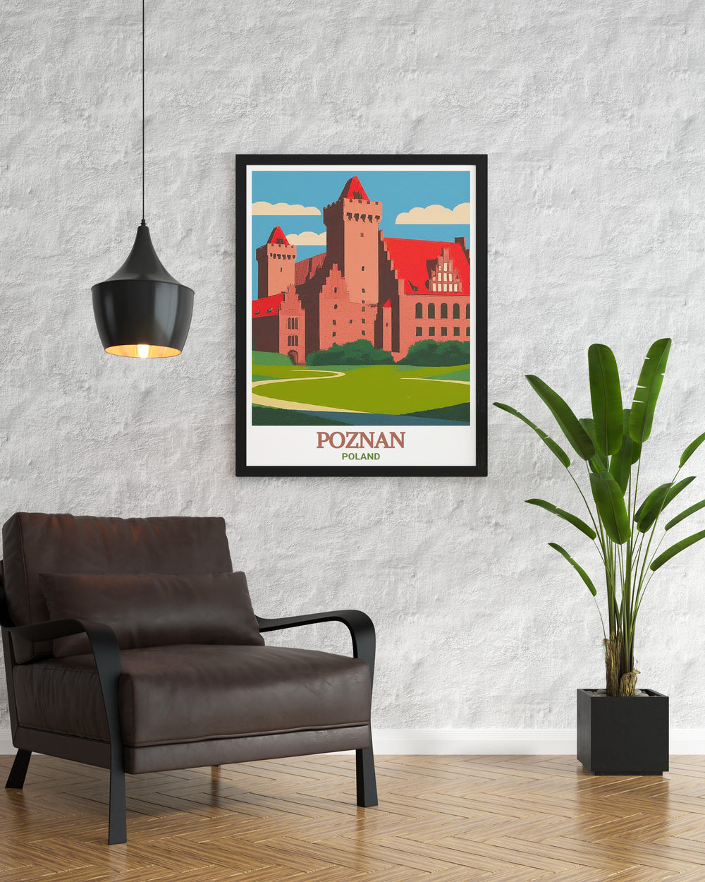 Experience the architectural beauty of Poznan with Imperial Castle stunning wall art perfect for adding elegance and history to your living room decor or gifting to a travel enthusiast who loves Polish culture and landmarks.