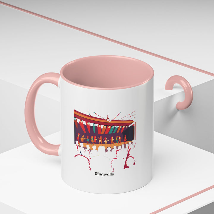 This Dingwalls mug reflects Camden’s rich cultural history with a striking design. Crafted from dishwasher-safe ceramic, it is perfect for daily coffee rituals or as a memorable keepsake for music lovers and London enthusiasts.