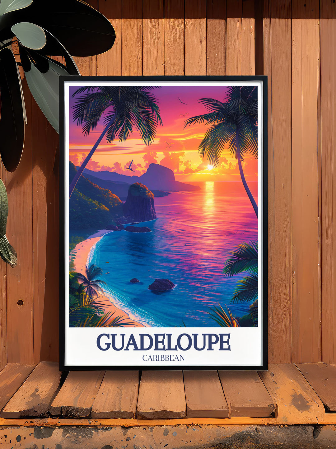 Showcasing the tranquil beauty of Grand Anse beaches, this poster features the pristine sand and clear waters of one of the Caribbeans most stunning coastlines. Ideal for those who dream of tropical getaways, this artwork brings serenity to any room.