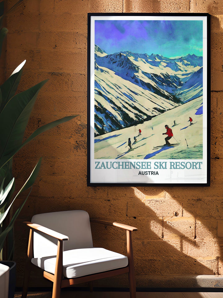 Modern Tauernkar Art that brings together the beauty of the mountains with contemporary design elements ideal for any stylish interior