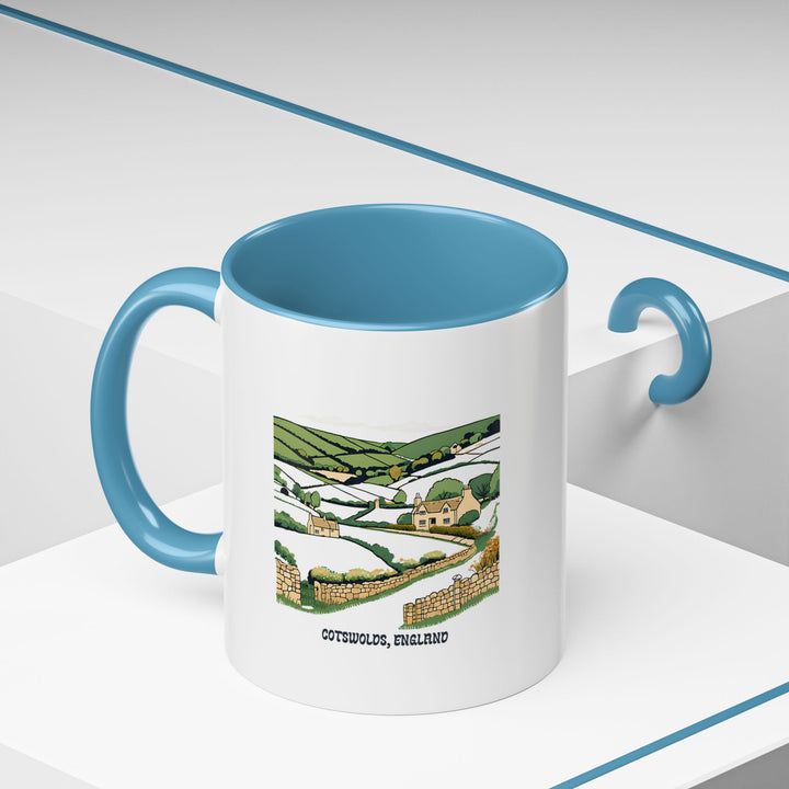 Artistic and functional, this Cotswolds England mug showcases the timeless beauty of England’s countryside. Dishwasher-safe ceramic construction ensures practicality, while its elegant design makes it a standout gift or keepsake.