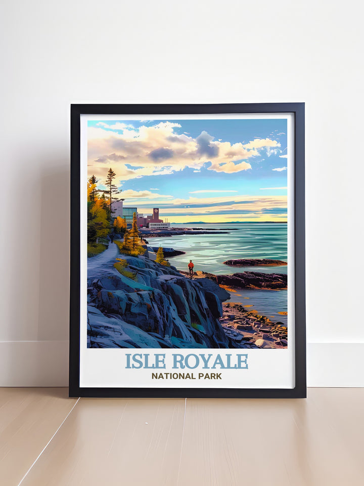 Thoughtful Isle Royale gift showcasing Scoville Point prints perfect for birthdays anniversaries or any special occasion for those who appreciate national park travel and art