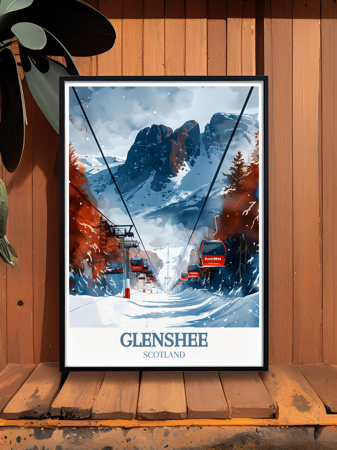 This detailed art print captures the majestic landscapes of the Grampian Mountains, showcasing their towering peaks and sweeping valleys. Ideal for those who love the great outdoors, this poster brings the awe inspiring beauty of Scotland into your living space.