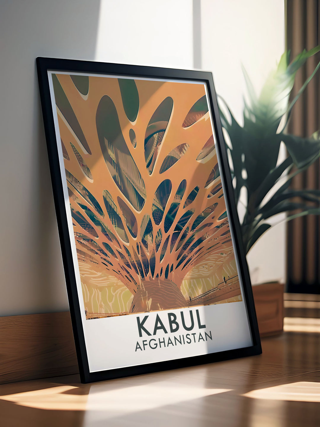A captivating view of the Kabul National Museum, showcasing its impressive architecture and historical relevance. The print beautifully captures the essence of one of Afghanistans most important cultural landmarks.
