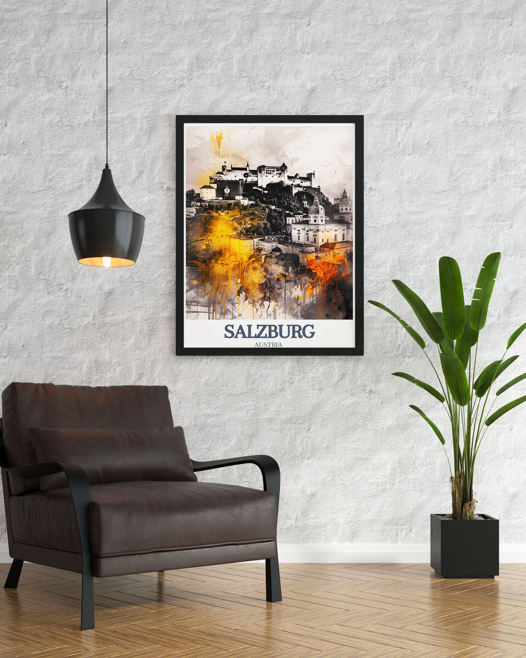 Bring Salzburg home with this colorful Salzburg travel print featuring Hohensalzburg Fortress and Mirabell Palace. Ideal for anyone seeking Salzburg decor and a perfect gift for travelers and history lovers. A stunning addition to any room.