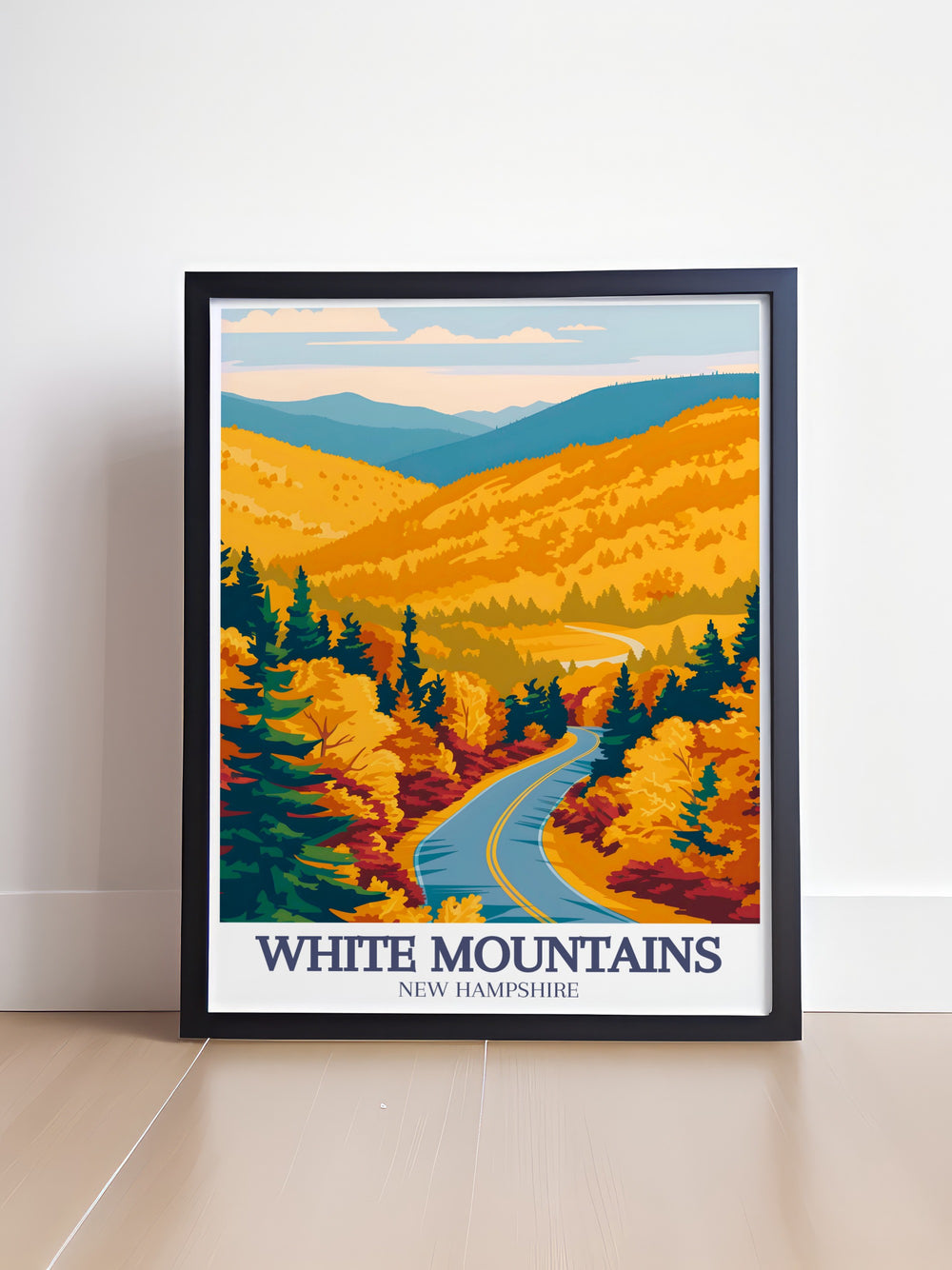 Crawford Notch Framed Art offers a timeless depiction of one of New Hampshires most beloved state parks. With stunning detail and rich colors, this artwork adds an elegant touch to any room while celebrating the beauty of the outdoors.