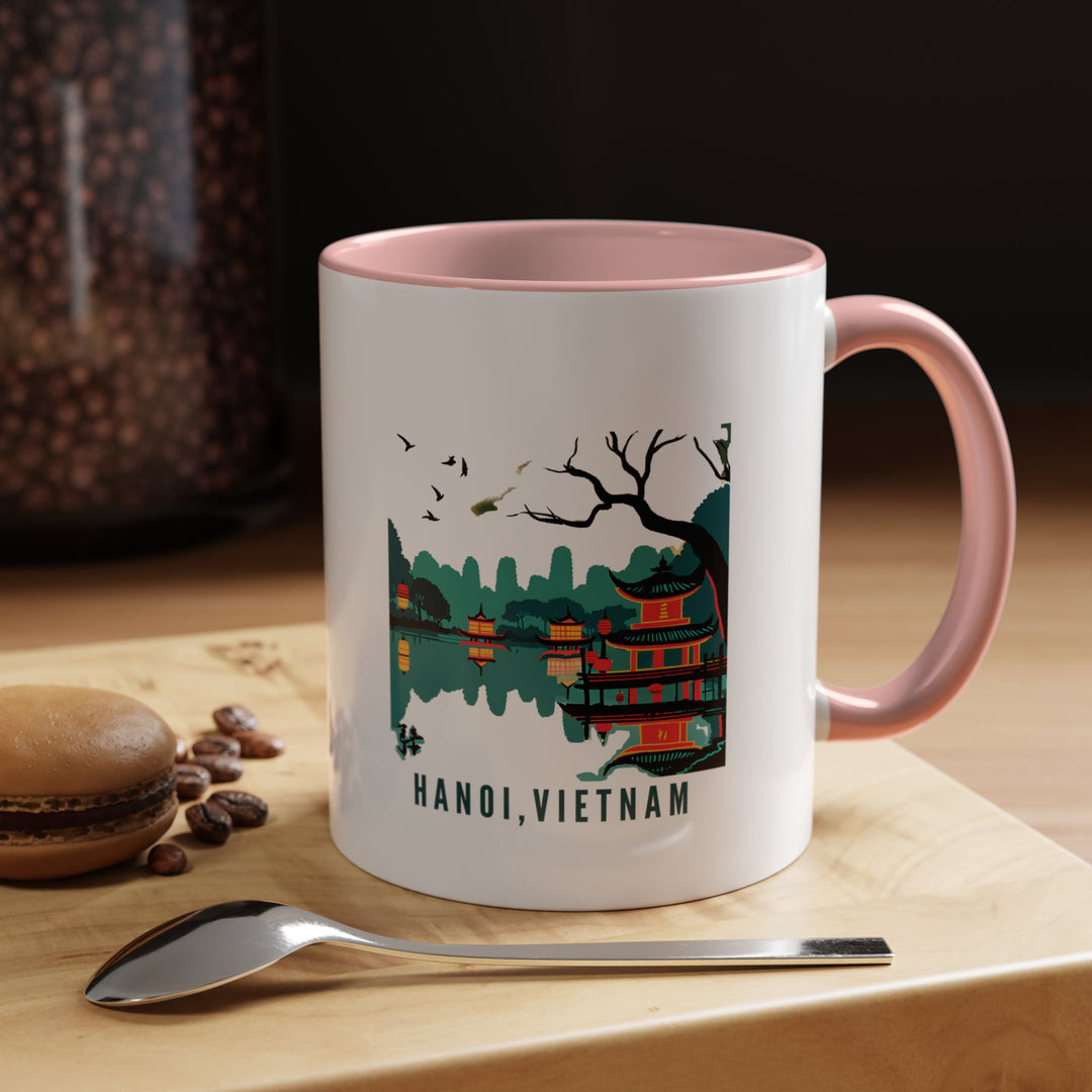 Bring Hanoi’s beauty to your mornings with this elegant mug. Featuring bold artwork inspired by Vietnam’s heritage, it is dishwasher-safe and made from durable ceramic for a lasting impression.