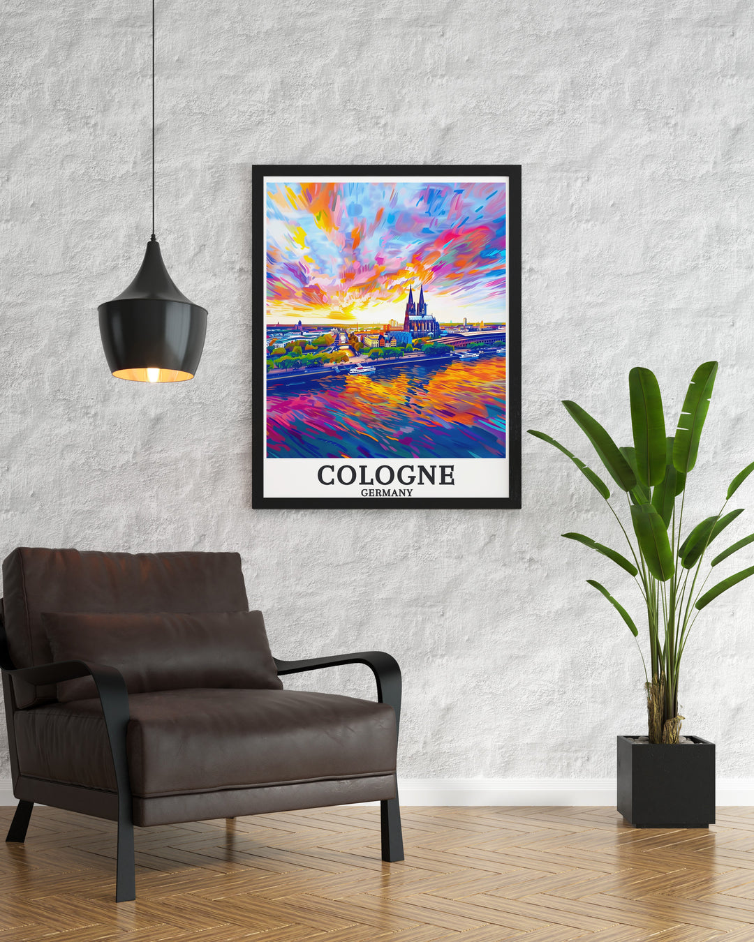 Bring the charm of Germany into your home with Cologne Cathedral and Rhine River wall art an elegant addition to any room that pairs beautifully with Berlin travel art and Germany decor for a sophisticated and timeless look