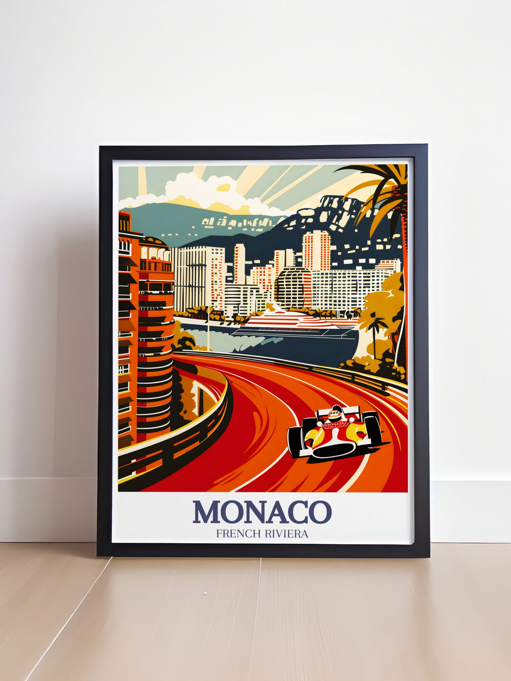 Monaco Canvas Art highlighting Monte Carlo and Port Hercules, the heart of Monacos glamorous coast. Ideal for adding a touch of luxury to your living space, this art piece captures Monacos timeless charm.