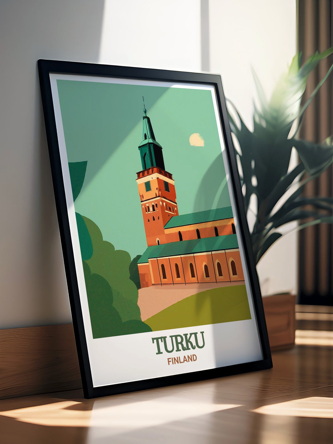 Adorn your walls with this custom print of Turku Cathedral. The artwork showcases the cathedrals stunning Gothic architecture, making it an elegant and culturally rich addition to your decor.