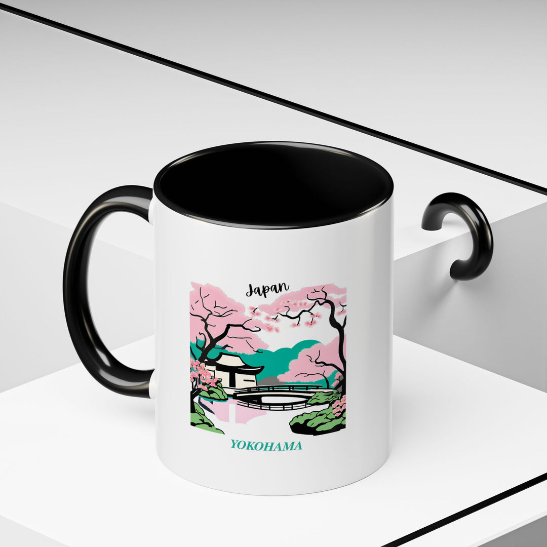 Enjoy the allure of Yokohama with this artistic mug featuring detailed illustrations of its iconic sights. Dishwasher safe, it is ideal for coffee or tea lovers and makes a meaningful gift for travelers, art lovers, or anyone fond of Yokohamas charm.