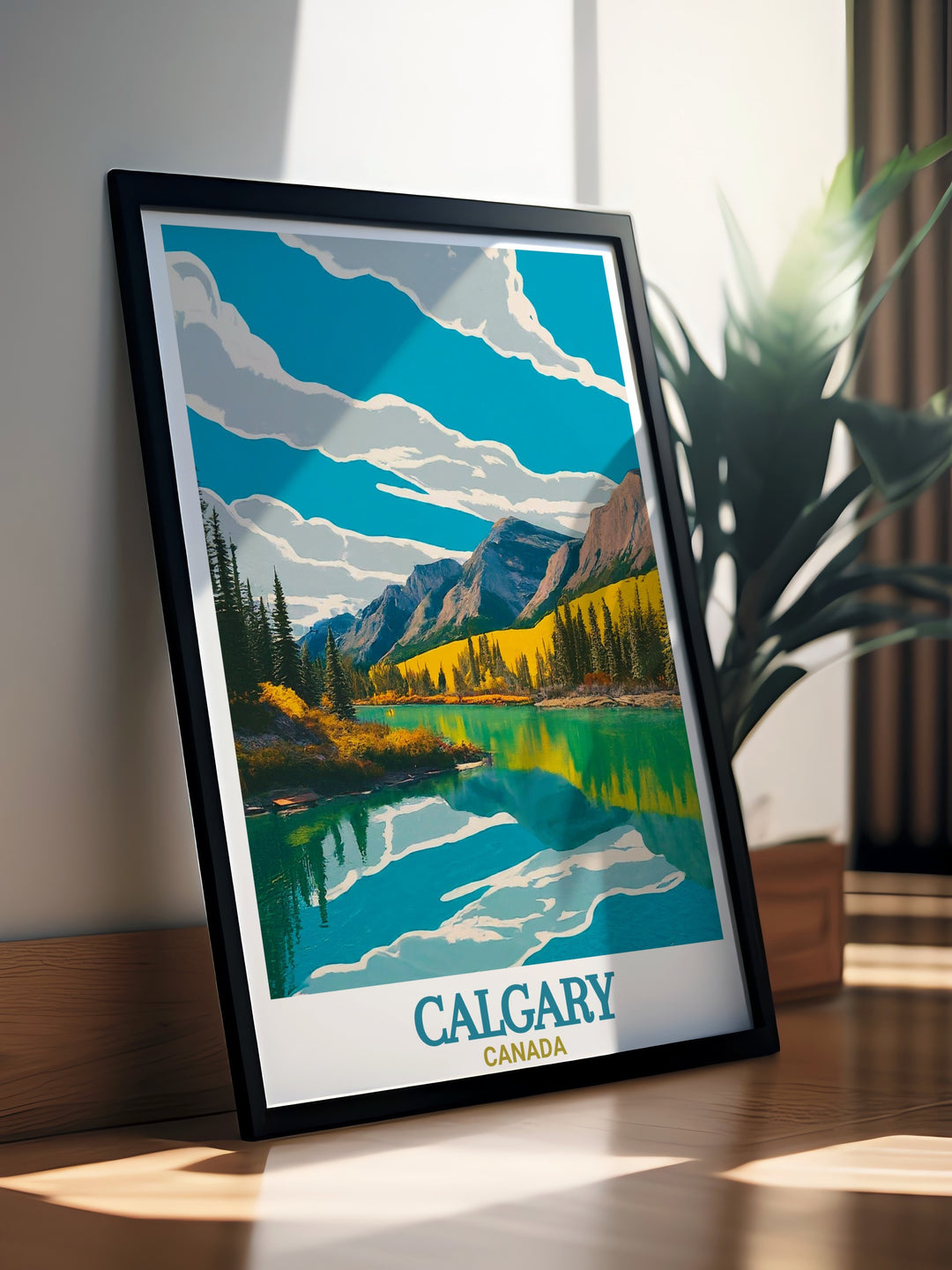 Celebrate the tranquility of Fish Creek Provincial Park with this beautiful Canada gift. Perfect for birthdays anniversaries or special occasions this print brings the parks serene landscapes into your home creating a peaceful atmosphere.