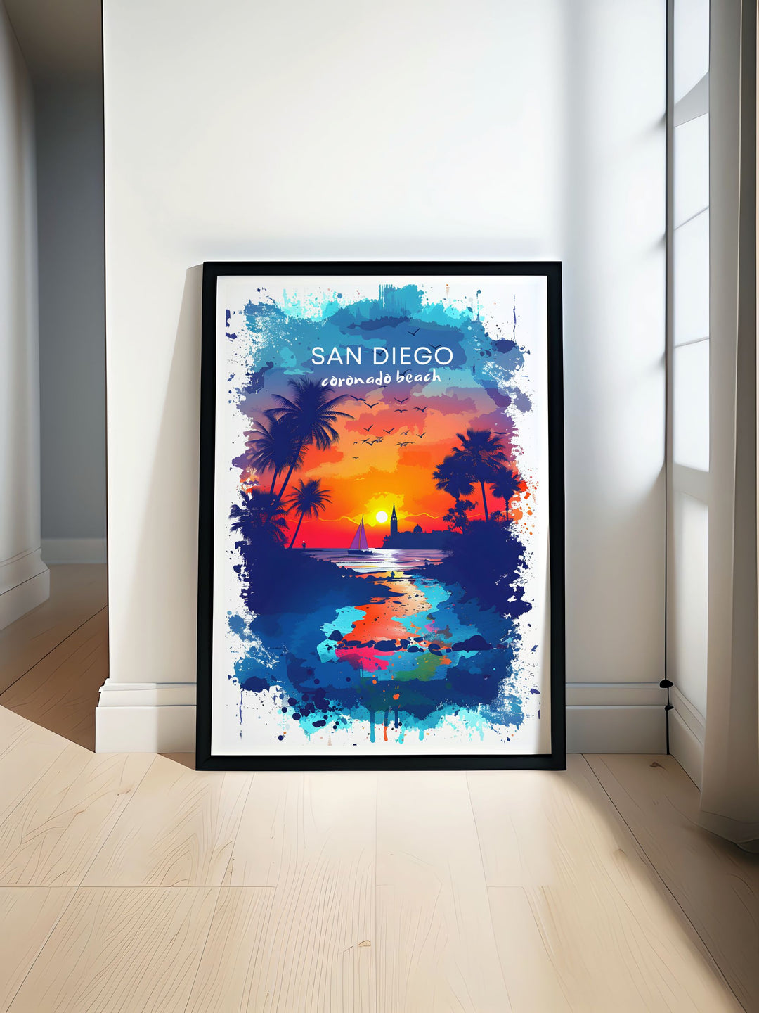 Beautiful Coronado Art featuring Vail Ski and Sunset scenes. This Coronado Decor captures the essence of the Rockies and the serene beauty of a Sunset perfect for adding elegance and warmth to any room with its vibrant colors and intricate details.