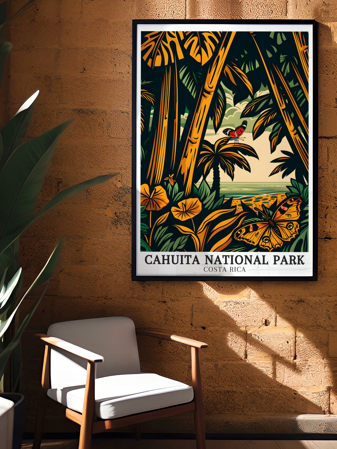 Limon Travel Poster captures the essence of Cahuita National Parks unspoiled landscapes. From the dense rainforests to the tranquil beaches, this poster is perfect for anyone seeking to bring the serenity of Costa Ricas natural wonders into their home décor.