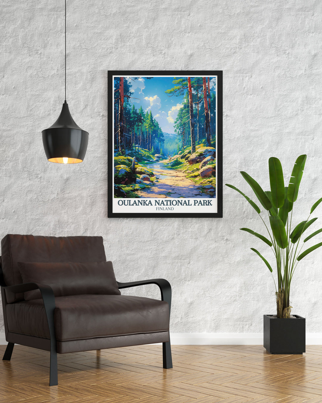 Elegant framed print of Oulanka river Kiutakongas Rapids. Perfect for nature wall art and home decoration. This national park poster is a beautiful representation of Finlands wilderness and makes a great gift for any occasion.