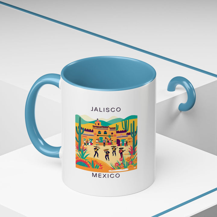 Bring the essence of Jalisco into your home with this stylish mug. Featuring artwork inspired by the region’s charm, it is dishwasher-safe and perfect for hot beverages, making it a great keepsake.