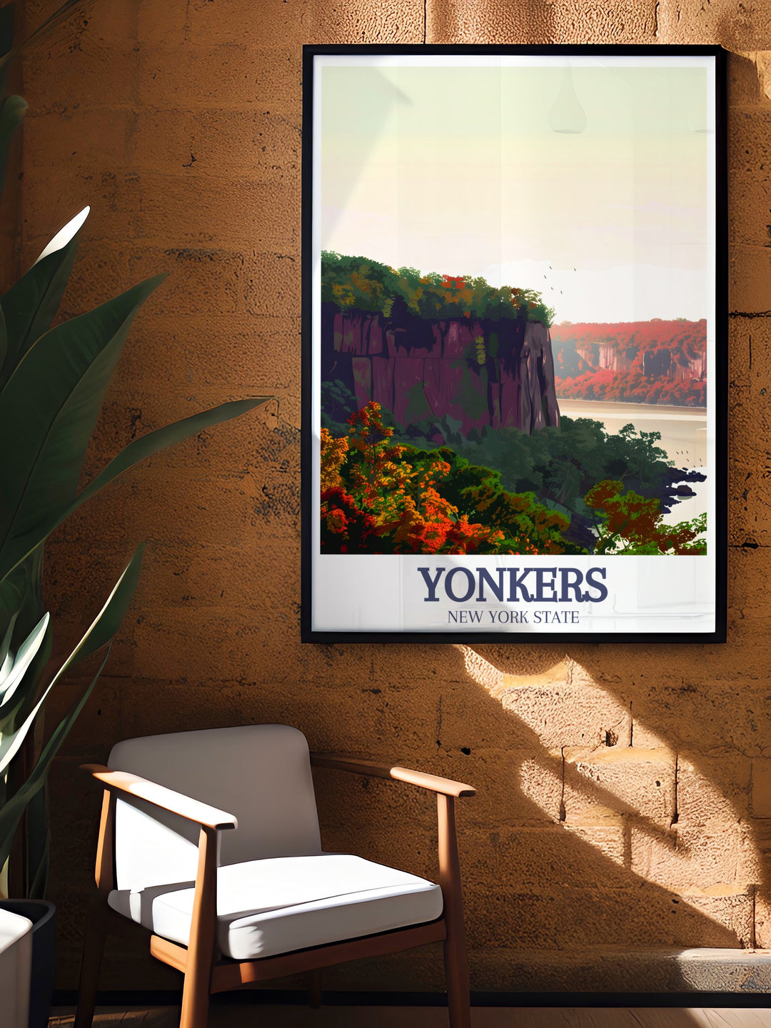 Yonkers photo of Palisades Interstate Park Hudson River offering a blend of vintage and modern aesthetics perfect for wall decor and elegant home decorations