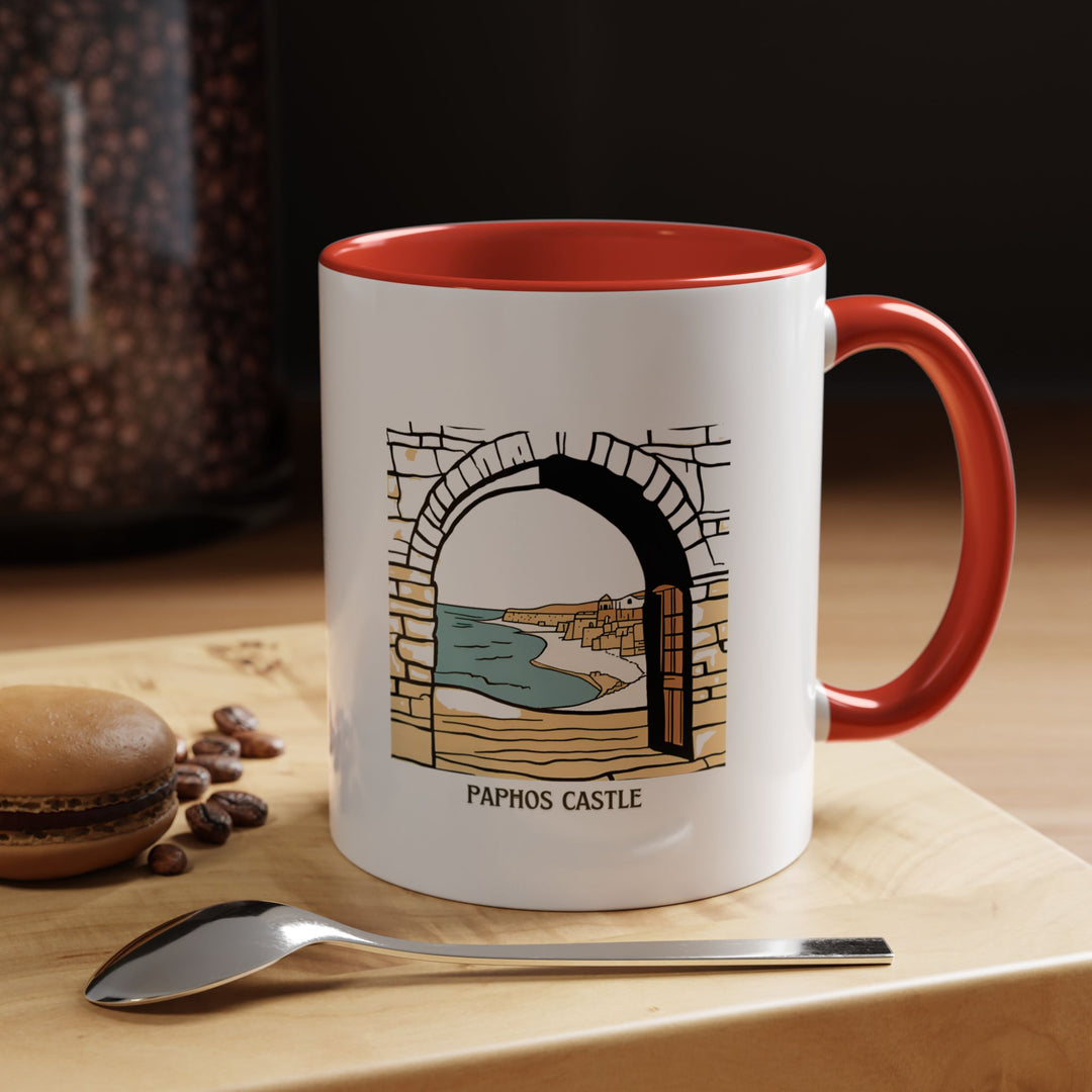 Enjoy your favorite beverages with this Paphos Castle Cyprus mug showcasing vibrant artwork of Cyprus’s iconic landmark. Durable and dishwasher safe, it is perfect for personal use or as a meaningful gift for collectors and nature lovers.