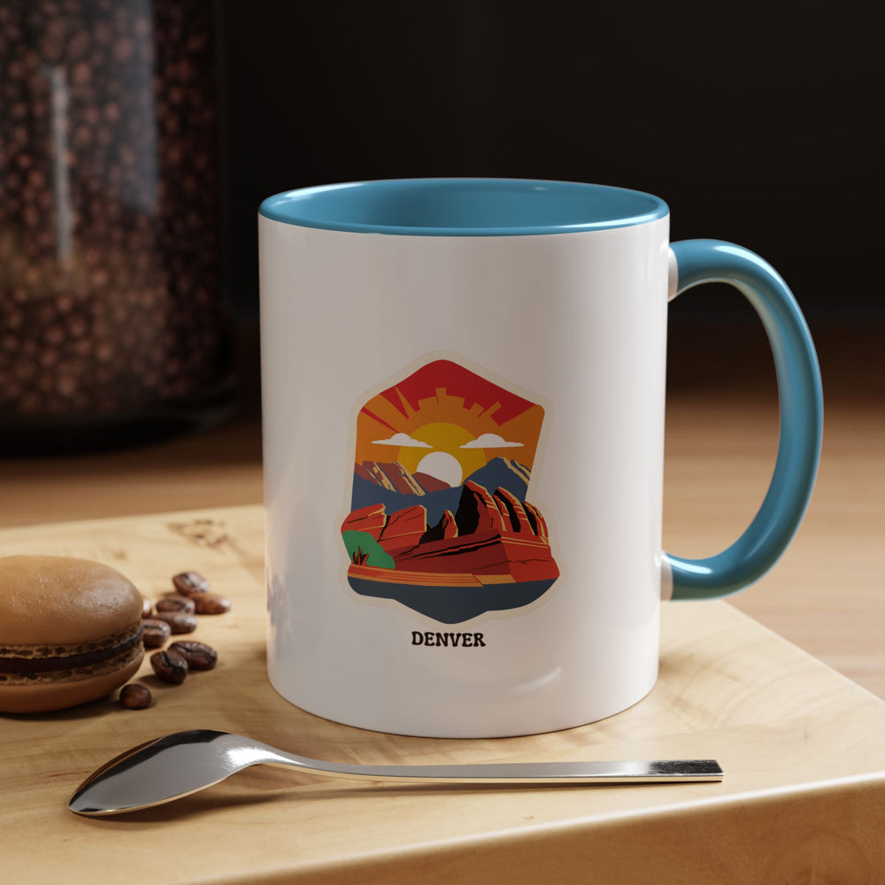 This Denver mug highlights the beauty of the Mile-High City with intricate artwork. Made from dishwasher-safe ceramic, it combines practicality with style, making it ideal for daily coffee routines or as a thoughtful gift for Denver enthusiasts.