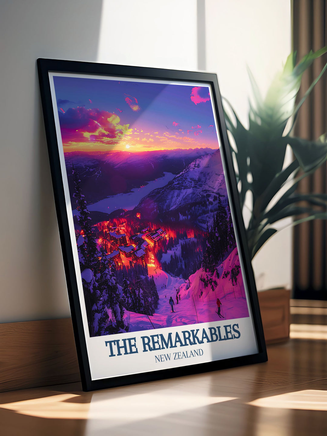 Our vintage travel prints of Lake Wakatipu The Remarkables range bring the charm of New Zealands ski resort to your walls Perfect for collectors and travel enthusiasts looking to add a unique touch to their art collection