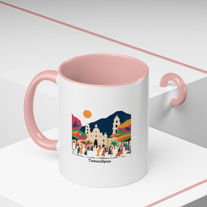 Embrace the spirit of Mexico with this beautifully designed Tamaulipas Mexico Mug. Crafted from high-quality ceramic, it is microwave safe and dishwasher safe. Ideal for coffee or tea lovers, it combines practicality with artistic flair, a great gift or personal treat for art enthusiasts.