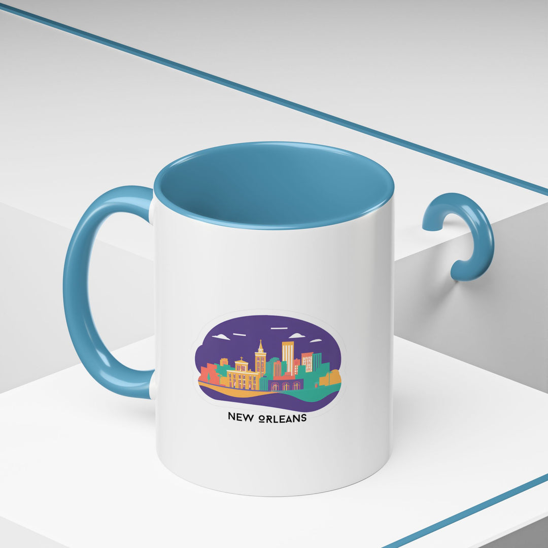 The New Orleans Mug features a design that captures the heart of the city. Made from durable ceramic, it’s perfect for those who love New Orleans. It is microwave-safe and dishwasher-safe, making it both practical and stylish.