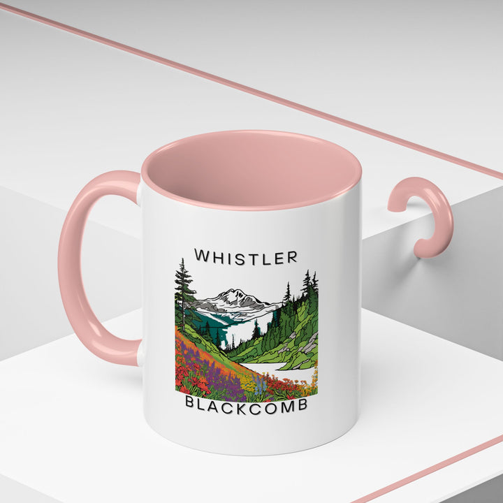 Whistler Blackcomb mug showcasing the natural beauty of Canada’s ski resort. Featuring stunning landscape artwork, this mug is perfect for coffee lovers and ski enthusiasts. Dishwasher safe and microwave safe, for easy and convenient use.