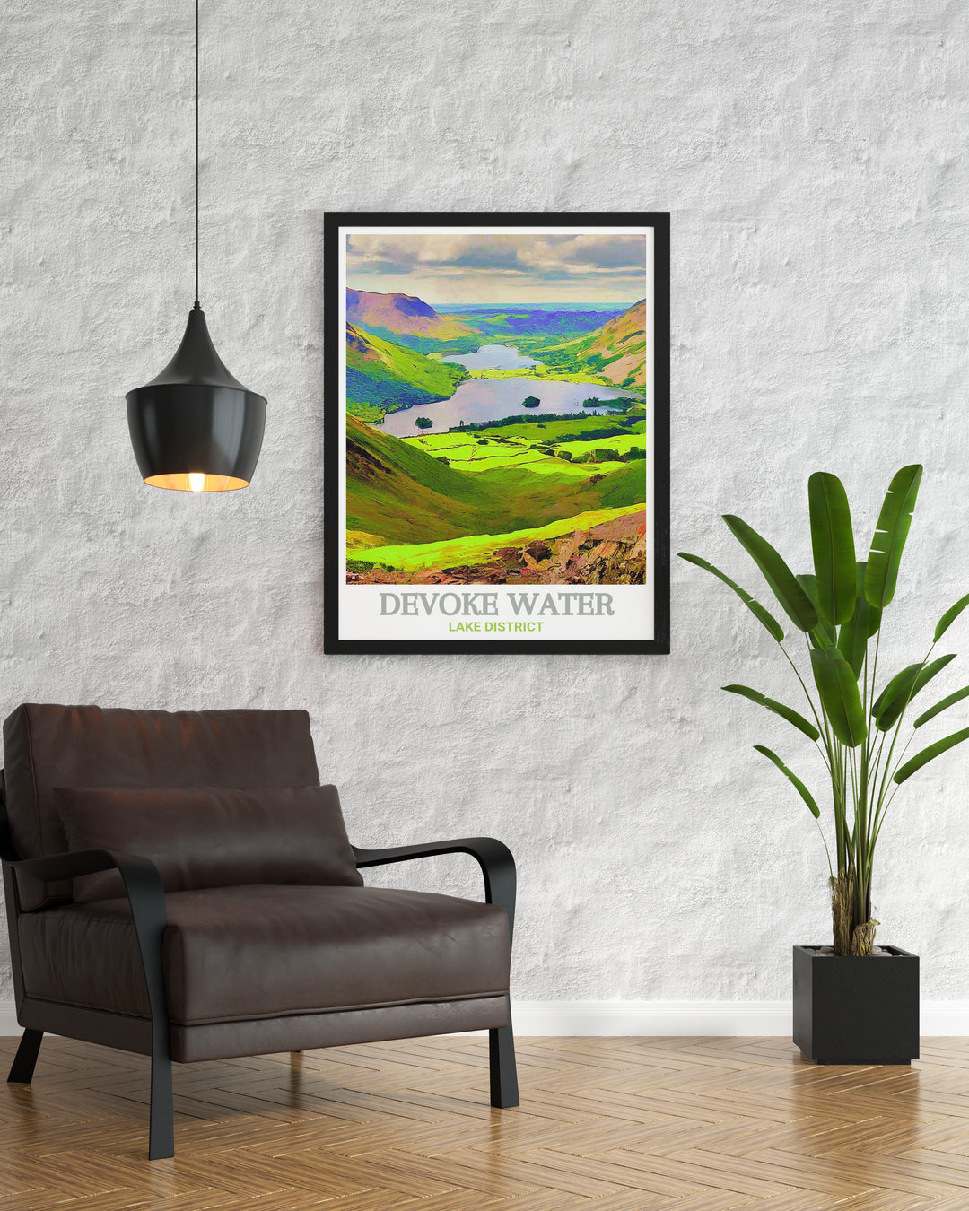 Featuring the scenic views of Rough Crag, this travel print brings the dramatic landscape of the Lake District to life. Ideal for outdoor enthusiasts, this artwork celebrates Cumbrias rich natural heritage.