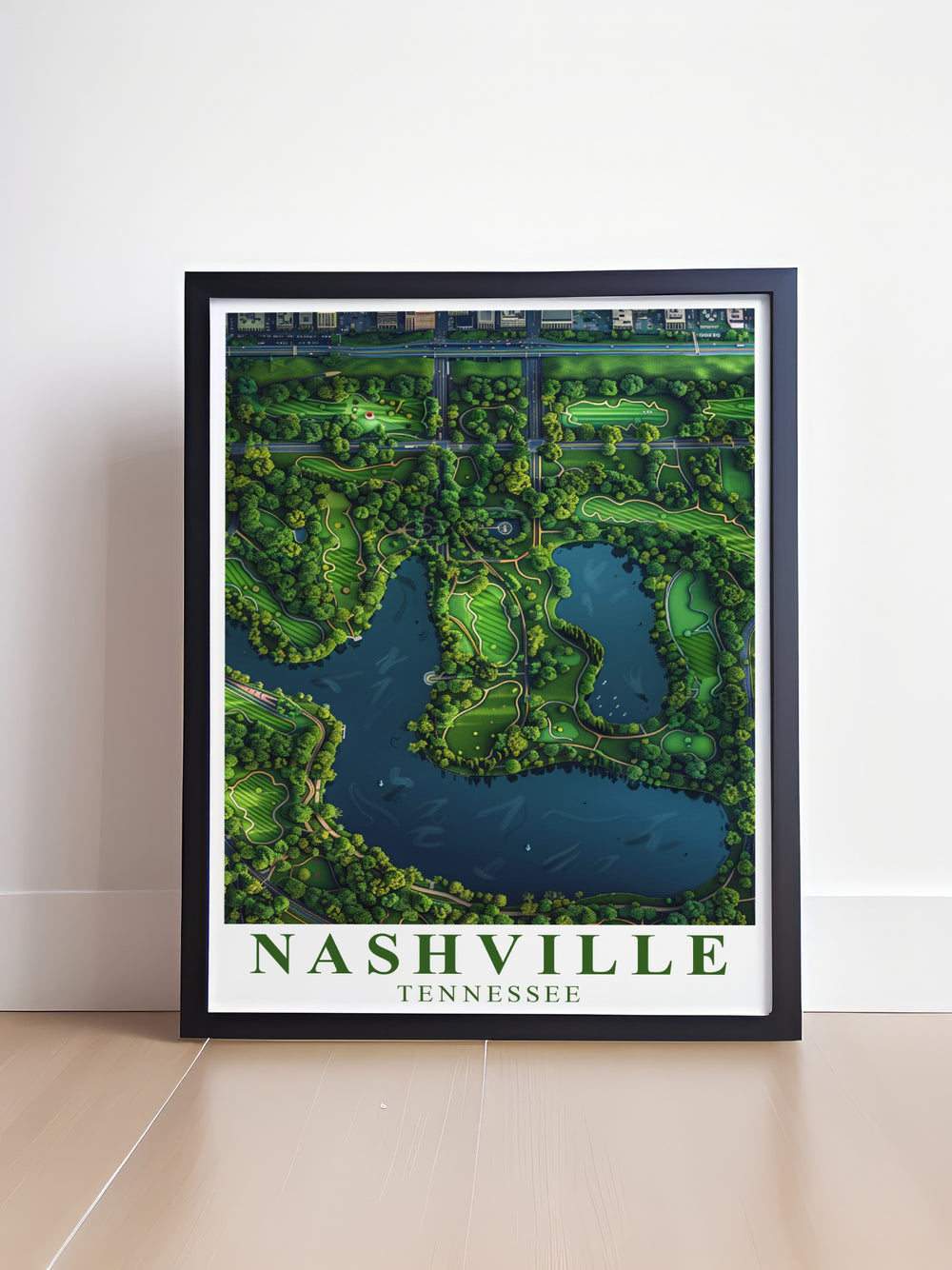 Celebrate Tennessees natural and cultural landmarks with this Centennial Park Framed Art. Showcasing the beauty of one of Nashvilles most beloved parks, this print is ideal for anyone who loves travel and adventure.