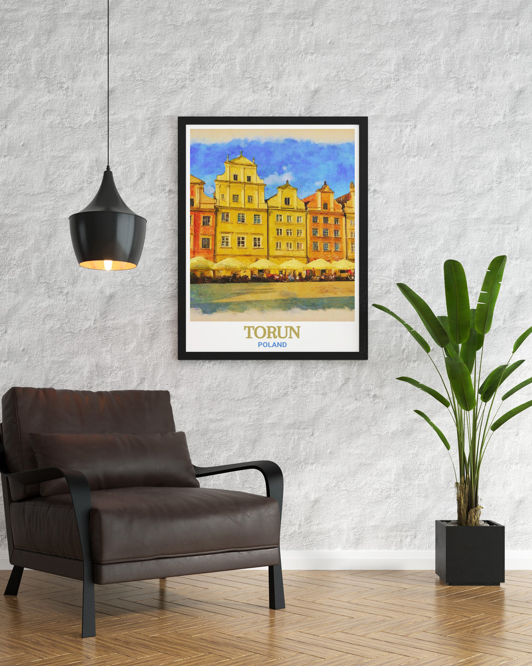 Bring the history of Torun to life with this detailed print of the Old Town Market Square, capturing the essence of one of Polands most beloved cities.