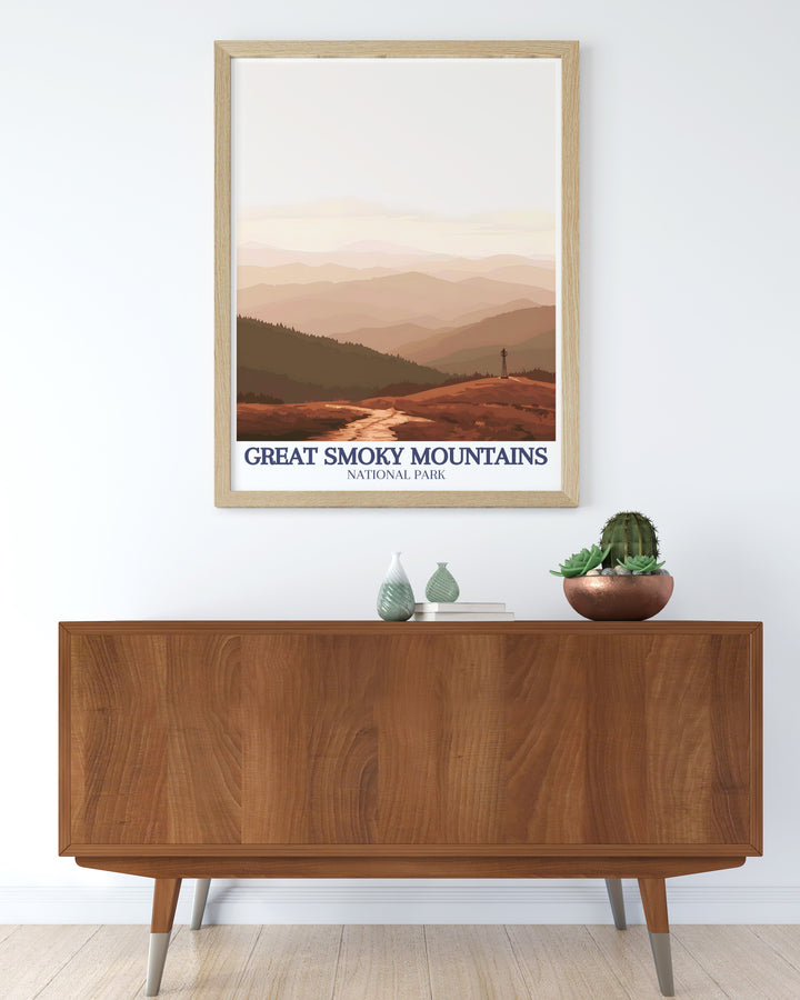 Celebrate the Appalachian wilderness with this stunning Smoky Mountains canvas print. A great choice for anyone who wants to add a touch of natural beauty to their walls.